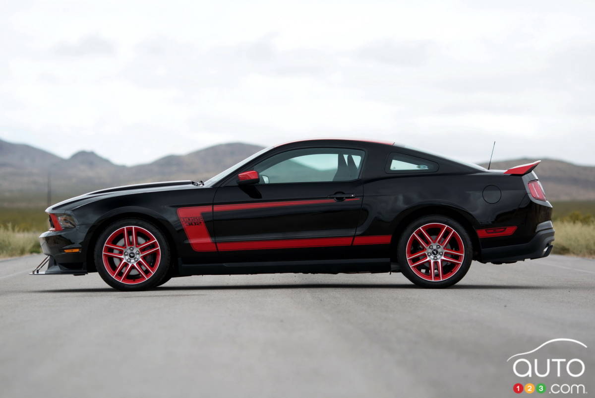 Ford Mustang Boss 302 Laguna Seca 2012, profil